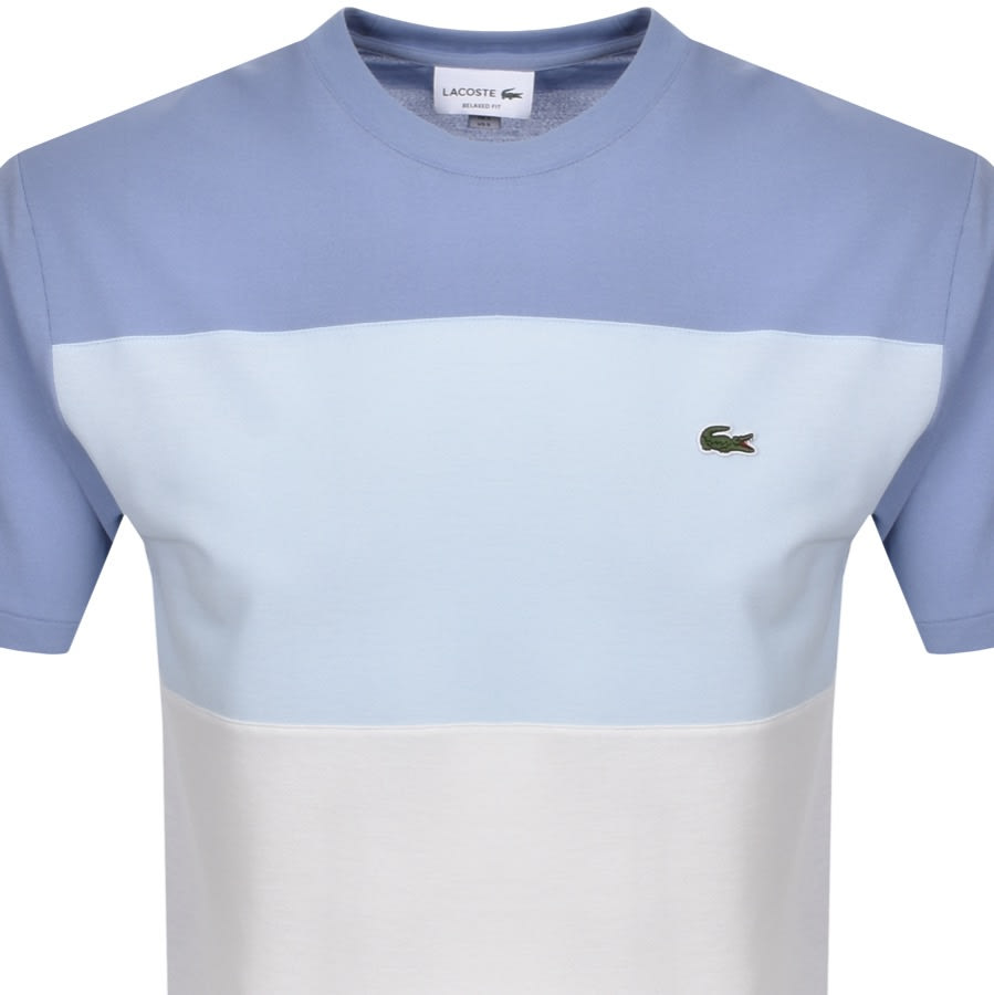 Alternative Image for ProductLacoste Crew Neck Logo T Shirt Blue2